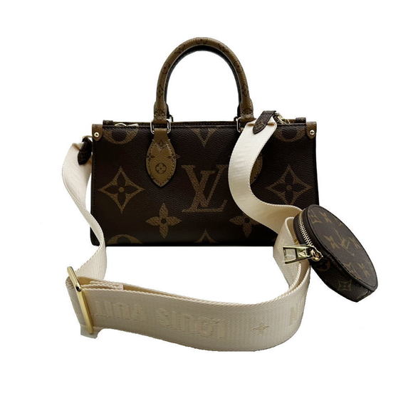 Louis Vuitton 2Way Reverse Bag Go the Monogram Giant On - Picture 1 of 10
